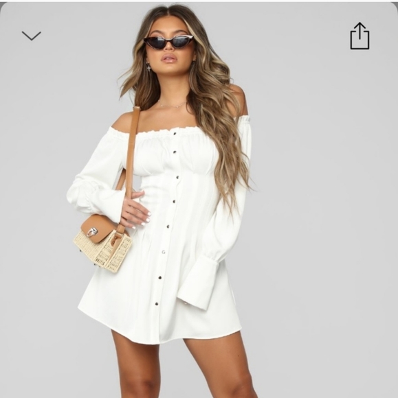 Fashion Nova Dresses & Skirts - NWT GAZE at me shoulder dress